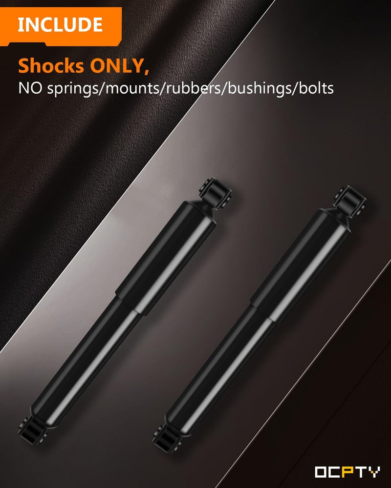 OCPTY 2x Rear Shock for Chrysler/Dodge/Plymouth, OCPTY Shocks Struts fits 2000 for Chrysler Grand Voyager/Town Country, Dodge Caravan/Grand Caravan, Plymouth Voyager 1998-2007 with Shock Sets 344080 - Image 5